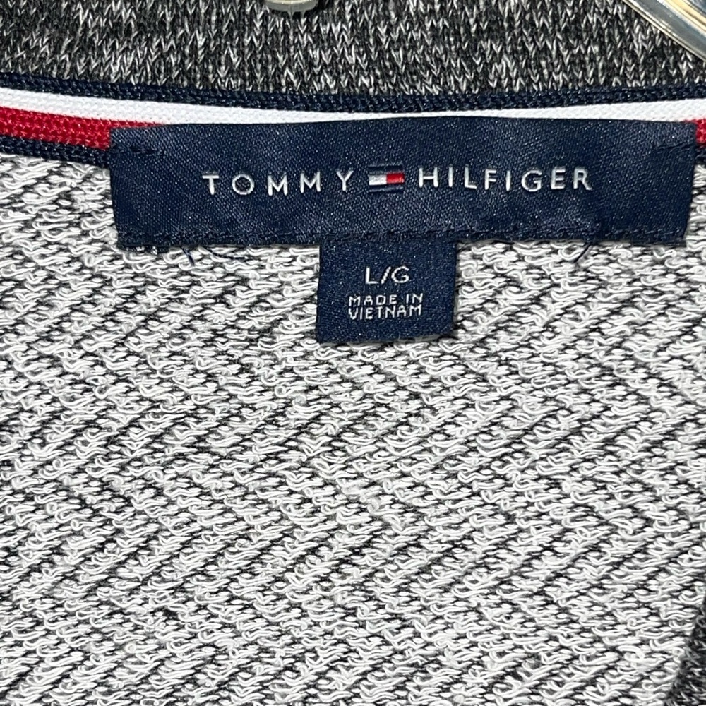 NWT Tommy Hilfiger tweed open front band jacket size large - Picture 9 of 15